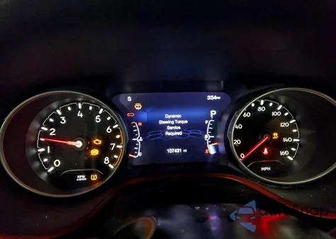 2018 Jeep Compass Trailhawk z USA, uszkodzony, nr VIN 3C4NJDDB5JT479932